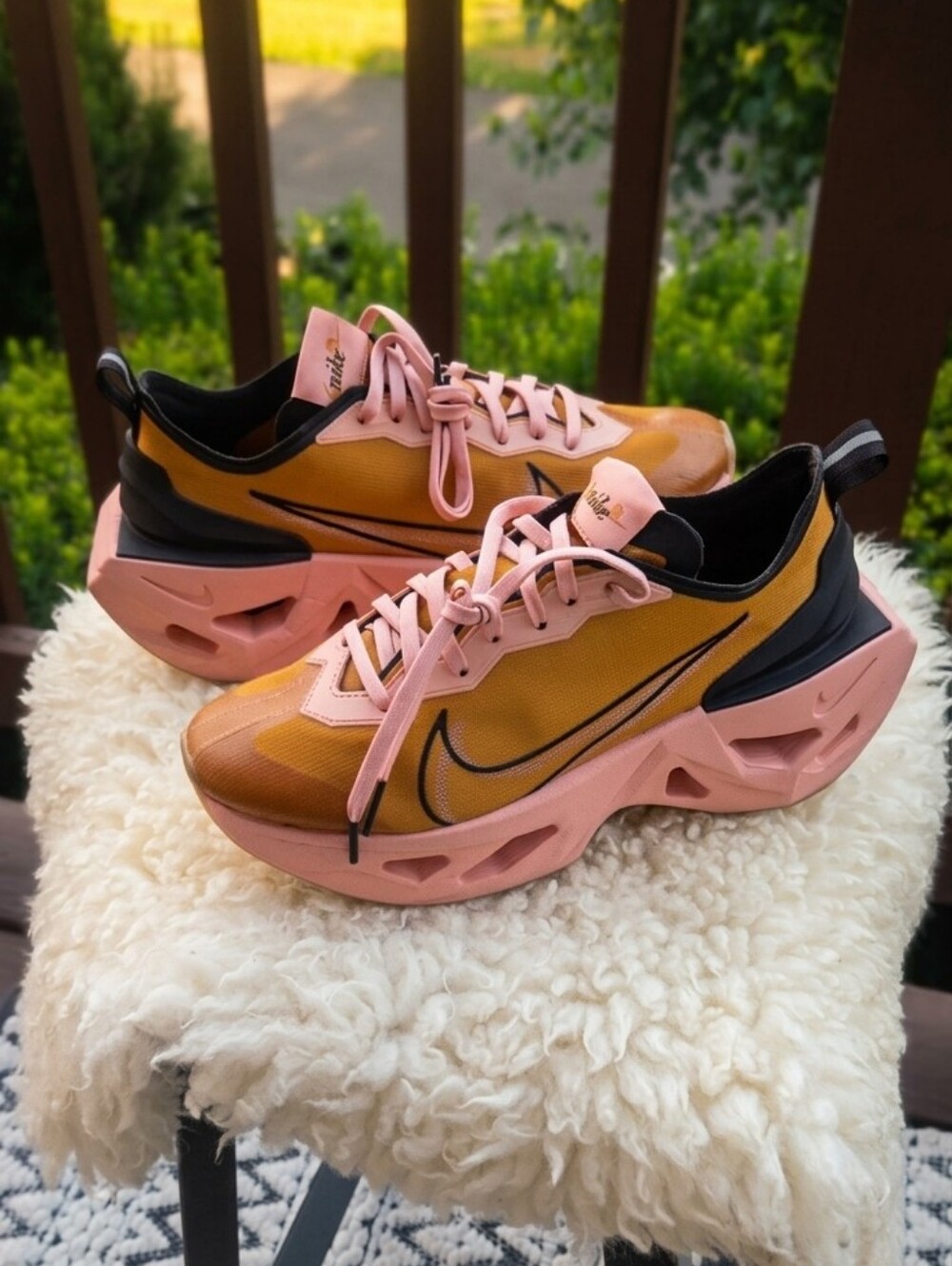 Nike ZoomX Vista Grind Gold Suede Coral Stardust BQ4800-701 Women’s Size 7.5
